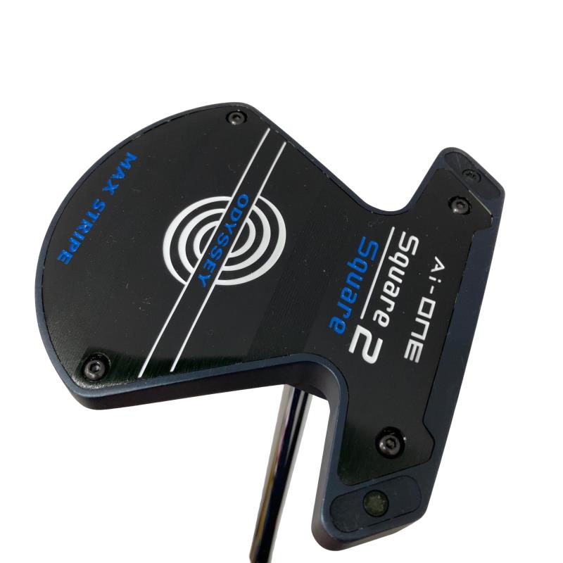 【中古】 オデッセイ Ai-ONE SQUARE 2 SQUARE MAX STRIPE 34インチ パター PT STROKE LAB 90 スチール (フレックスその他) メンズ 男性用 右利き 右用 Cランク ゴルフクラブ