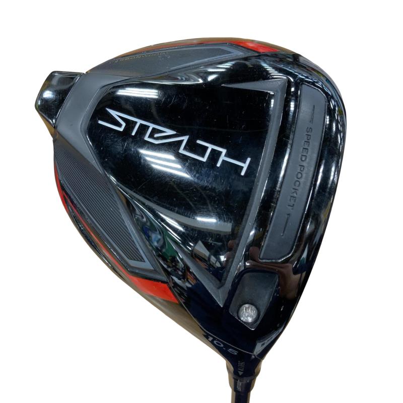 【中古】 テーラーメイド STEALTH 10.5° ドライバー DR TENSEI RED TM50(STEALTH DR) (フレックスS) メンズ 男性用 右利き 右用 Dランク ゴルフクラブ