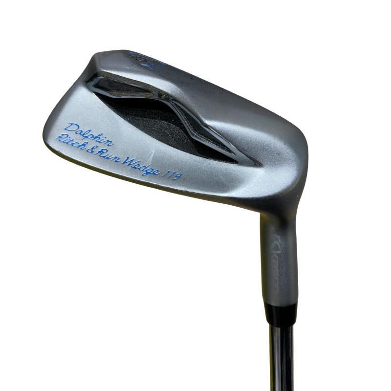 【中古】 キャスコ Dolphin Pitch＆Run Wedge DPW-119 48° 34in(ジャンボグリップ) ウェッジ WG Dolphin 一風変わったスチール写真 (フレックス余分の物) メンズ 成人男性用 右利き 右用 C序列付ける ゴルフ野球クラブ