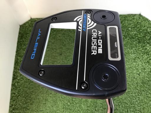 【中古】 オデッセイ Ai-ONE CRUISER JAILBIRD VERSA90 DB 38in パター PT STROKE LAB 140 スチール写真 (フレックス余分の物) メンズ 成人男性用 右利き 右用 C序列付ける ゴルフ野球クラブ