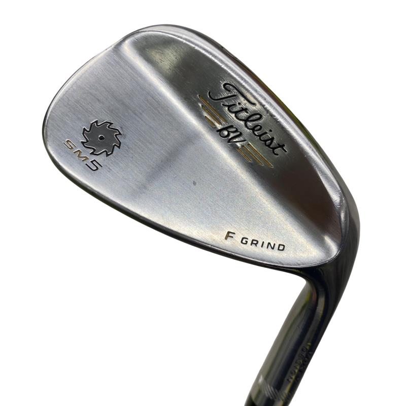 【中古】 タイトリスト VOKEY SPIN MILLED SM5 ツアークロム 50°/12°F ウェッジ WG 純正特注シャフト (フレックスS) メンズ 男性用 右利き 右用 Cランク ゴルフクラブ
