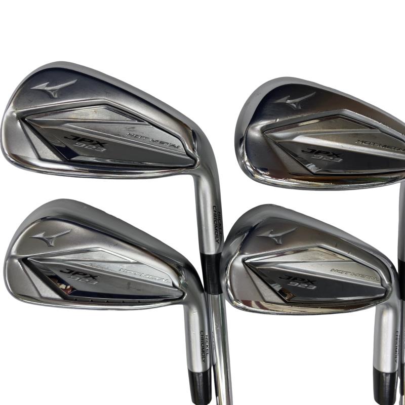 【中古】 ミズノ JPX 923 HOT METAL 5S アイアンセット IR 純正特注シャフト (フレックスS) メンズ 男性用 右利き 右用 Cランク ゴルフクラブ