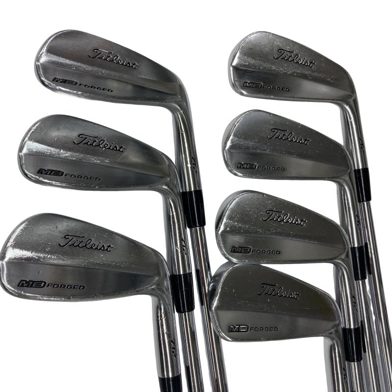 【中古】 タイトリスト Titleist MB 712 8S アイアン書き割り IR Dynamic Gold (フレックスS) メンズ 成人男性用 右利き 右用 C序列付ける ゴルフ野球クラブ