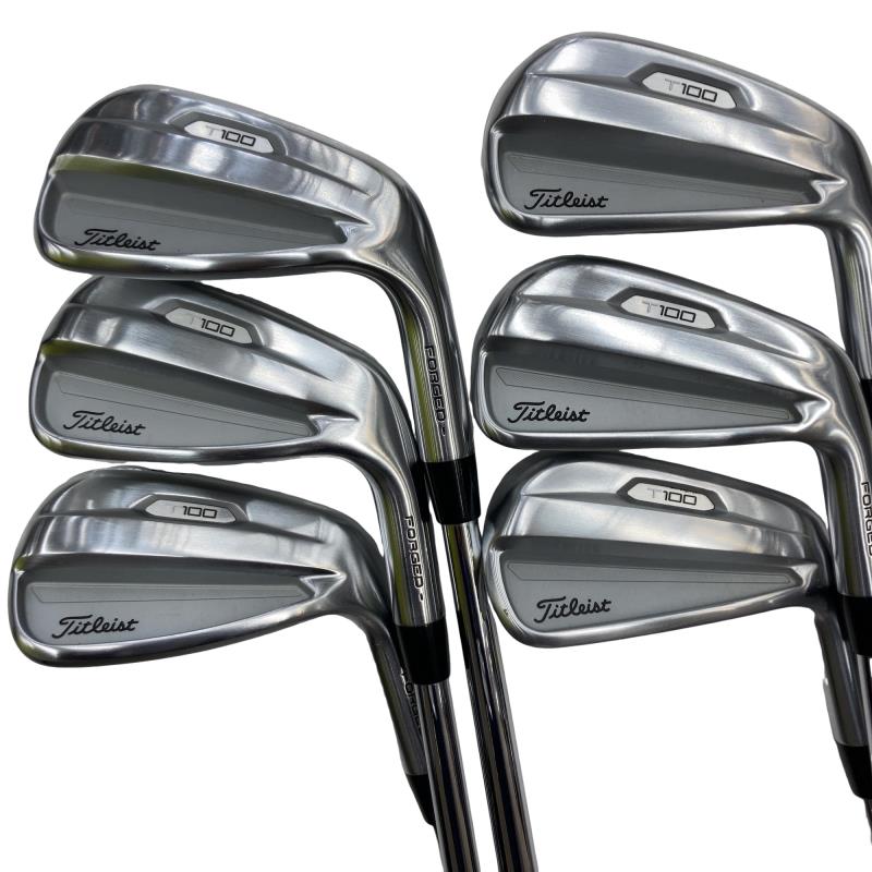 【中古】 タイトリスト Titleist T100(2021) 7S アイアンセット IR 純正特注シャフト (フレックスその他) メンズ 男性用 右利き 右用 Cランク ゴルフクラブ