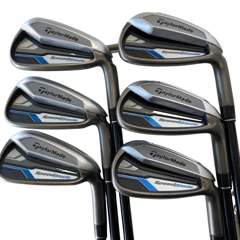 【中古】 テーラーメイド Speed Blade 6S アイアンセット IR TM7-114 (フレックスR) メンズ 男性用 右利き 右用 Cランク ゴルフクラブ