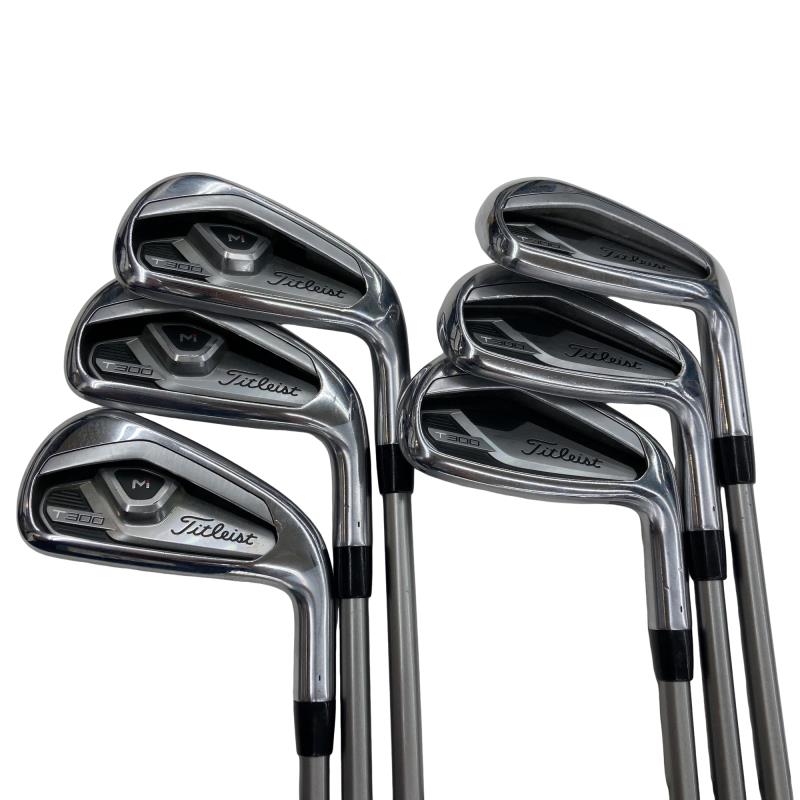 【中古】 タイトリスト Titleist T300(2021) 6S アイアン仕掛ける IR 3D055 (フレックス余分の物) メンズ 成人男性用 右利き 右用 C価値づける ゴルフ野球クラブ
