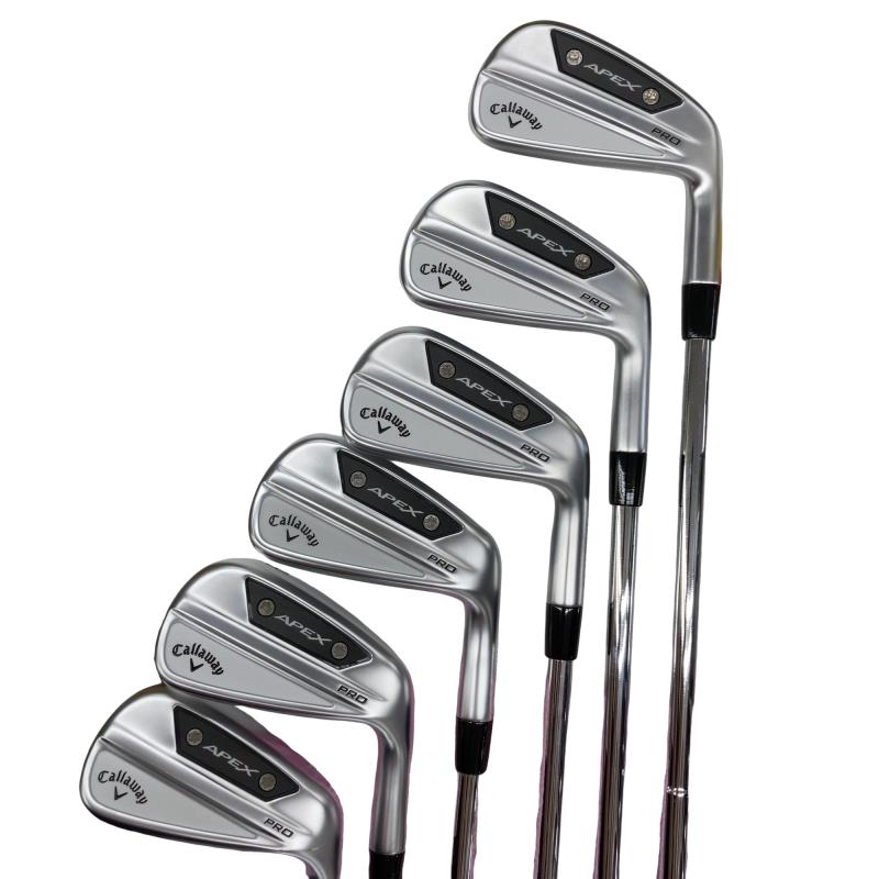 【中古】 キャロウェイ APEX PRO(2024) 6S アイアンセット IR Dynamic Gold MID 115 (フレックスS) メンズ 男性用 右利き 右用 Aランク ゴルフクラブ|ゴルフパートナー 中古クラブ店