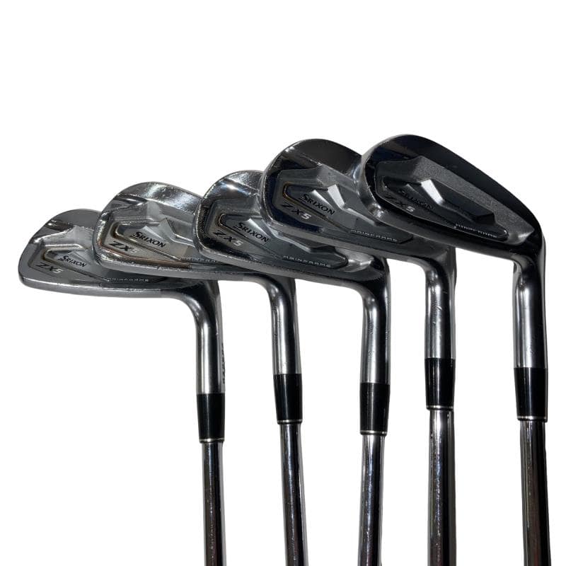 【中古】 ダンロップ SRIXON ZX5 Mk II 6S アイアンセット IR 純正特注シャフト (フレックスS) メンズ 男性用 右利き 右用 Cランク ゴルフクラブ
