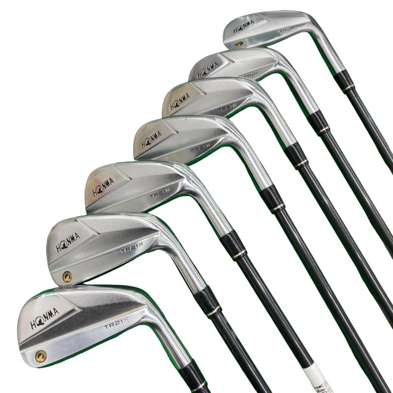 【中古】 本間ゴルフ TOUR WORLD TR21X 7S アイアンセット IR VIZARD IB-WF85 (フレックスS) メンズ 男性用 右利き 右用 Cランク ゴルフクラブ