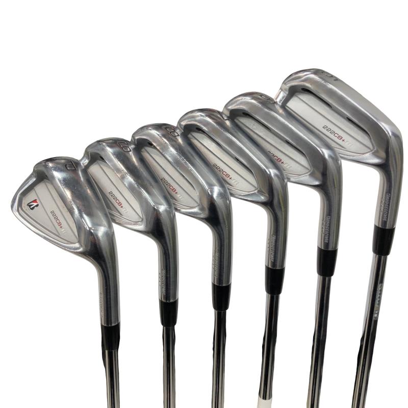 【中古】 ブリヂストン BRIDGESTONE 222CB+ 6S アイアン仕掛ける IR 完全無欠特注立て坑 (フレックスS) メンズ 成人男性用 右利き 右用 C価値づける ゴルフ野球クラブ