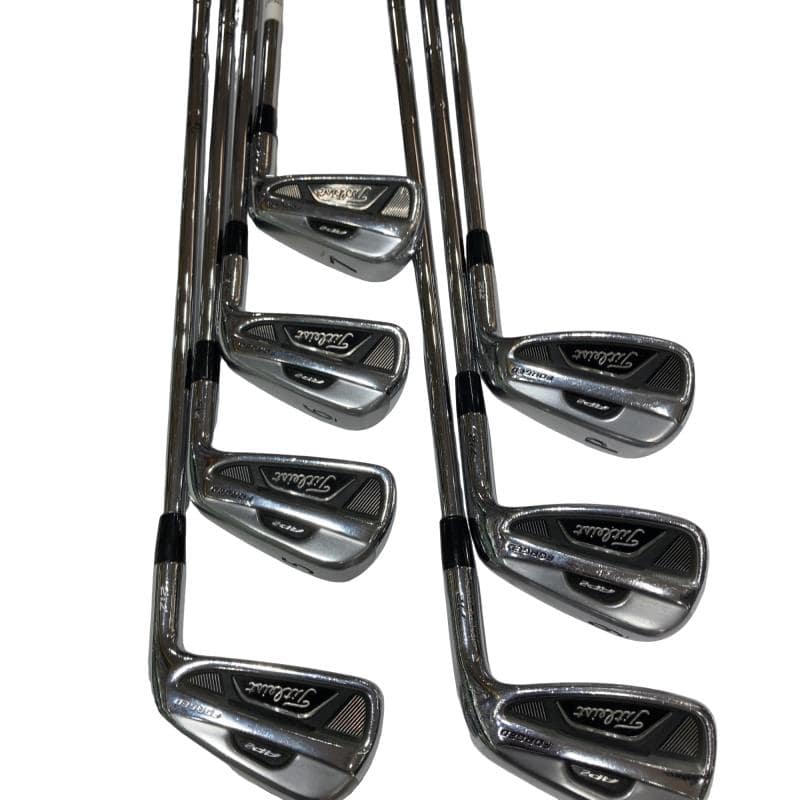【中古】 タイトリスト Titleist AP2 712 8S アイアン仕掛ける IR Dynamic Gold (フレックスS) メンズ 成人男性用 右利き 右用 C価値づける ゴルフ野球クラブ