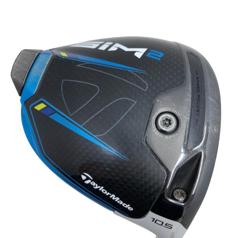 【中古】 テーラーメイド SIM2 10.5° ドライバー DR 純正特注シャフト (フレックスS) メンズ 男性用 右利き 右用 Cランク ゴルフクラブ