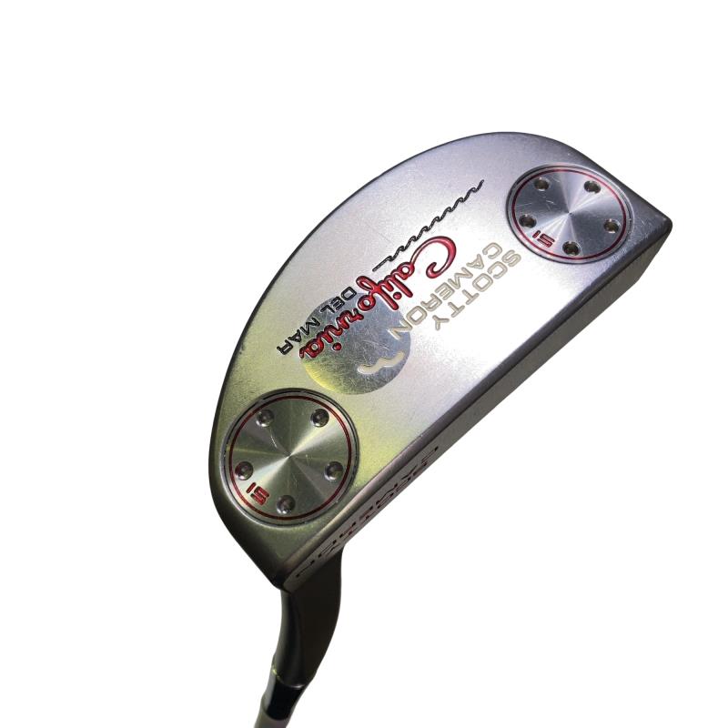 【中古】 タイトリスト SCOTTY CAMERON California DEL MAR 34in(15g) パター PT スチール写真 (フレックス余分の物) メンズ 成人男性用 右利き 右用 C位置づける ゴルフ野球クラブ