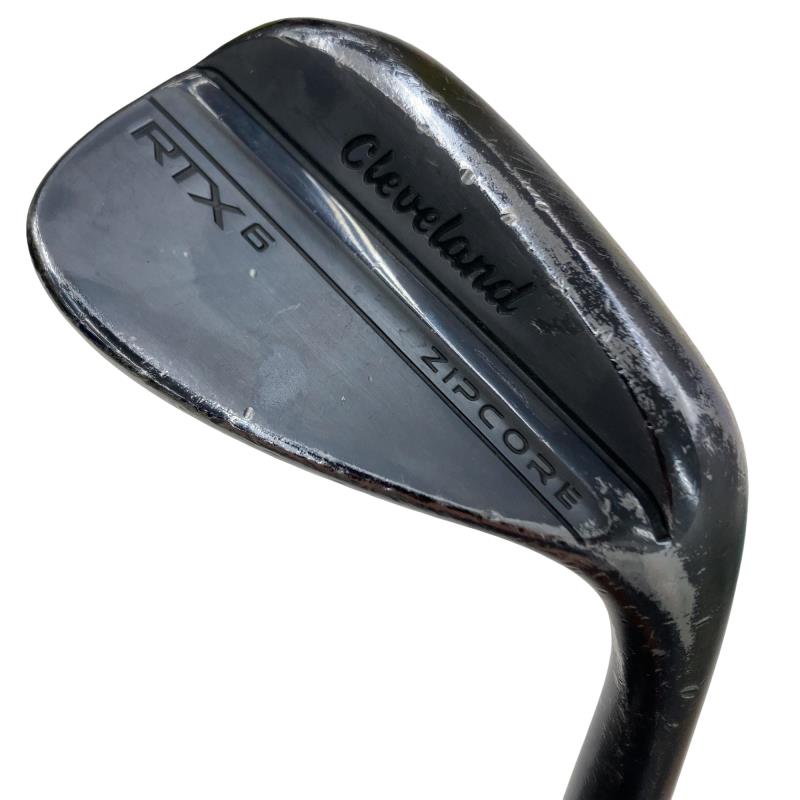 【中古】 クリーブランド Cleveland RTX-6 ZIPCORE ブラックサテン 58°/12° FULL ウェッジ WG 純正特注シャフト (フレックスS) メンズ 男性用 右利き 右用 Dランク ゴルフクラブ