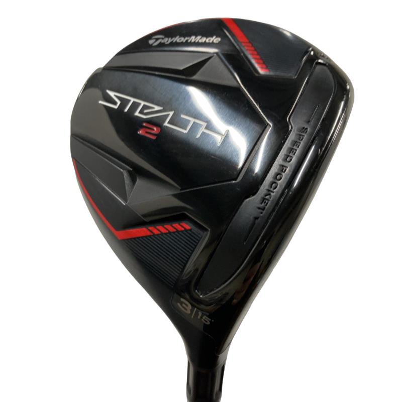 【中古】 テーラーメイド STEALTH2 3W フェアウェイウッド FW TENSEI RED TM50(STEALTH FW) (フレックスS) メンズ 男性用 右利き 右用 Cランク ゴルフクラブ