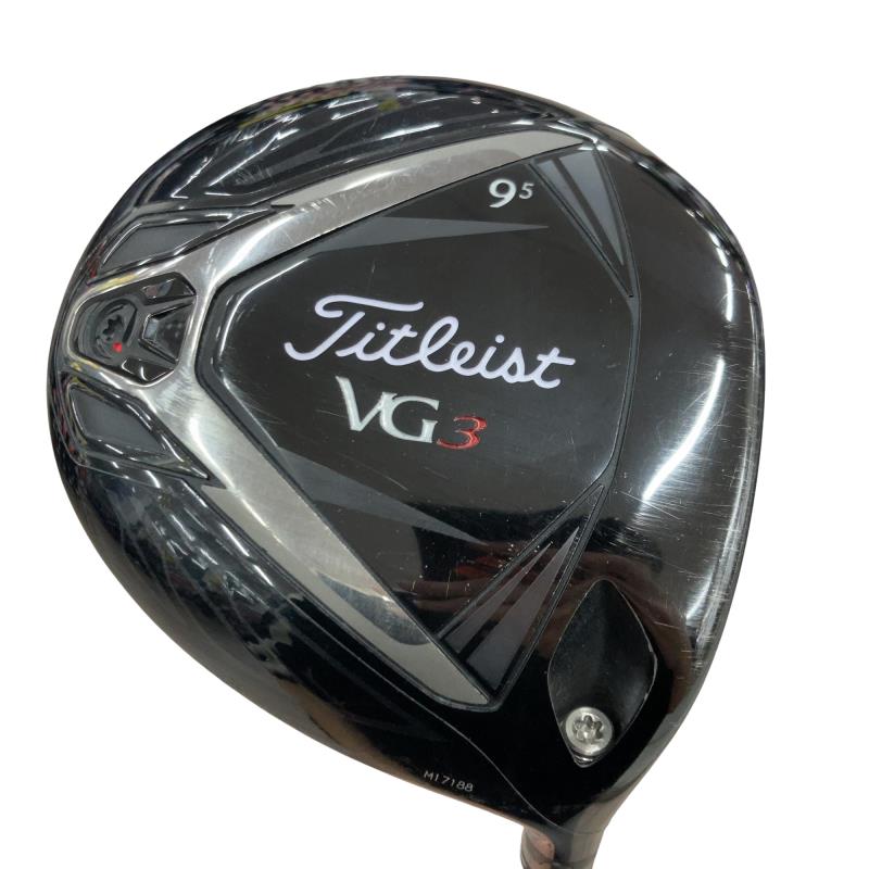 【中古】 タイトリスト Titleist VG3(2018)  9.5° １番ウッド DR Titleist VG50(2018) (フレックスS) メンズ 成人男性用 右利き 右用 D序列付ける ゴルフ野球クラブ