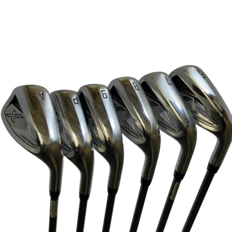 【中古】 ダンロップ XXIO(2024) eks 7S アイアン仕掛ける IR Miyazaki AX-3(IR) (フレックスS) メンズ 成人男性用 右利き 右用 C価値づける ゴルフ野球クラブ