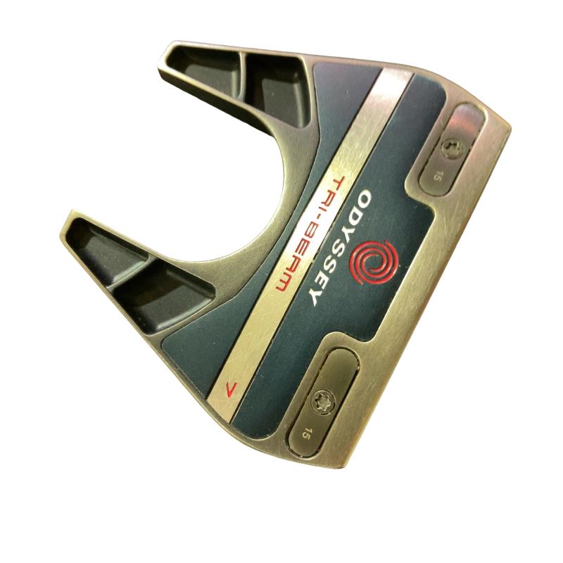 【中古】 オデッセイ TRI-BEAM RED #7 34in パター PT STROKE LAB(2023) (フレックス余分の物) メンズ 成人男性用 右利き 右用 C位置づける ゴルフ野球クラブ