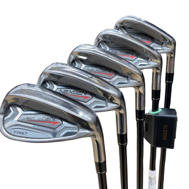 【中古】 ゴルフパートナー NEXGEN(2019) 5S アイアンセット IR NEXGEN E.I.F(BK) JI-895-8 (フレックスその他) メンズ 男性用 右利き 右用 Cランク ゴルフクラブ