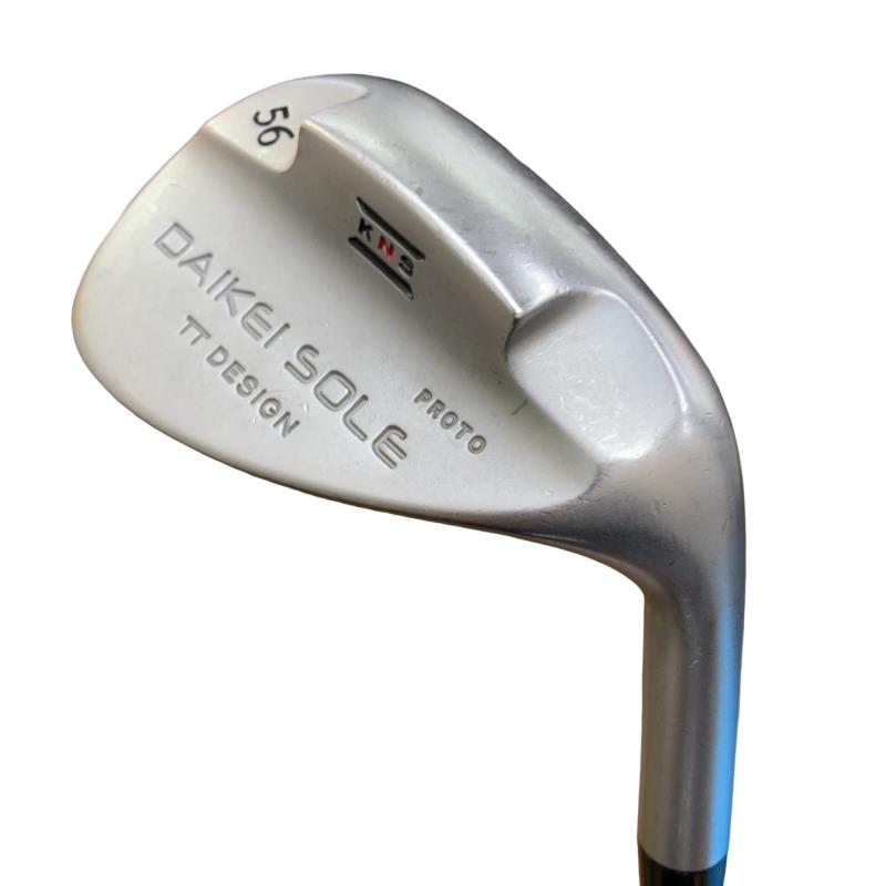 【中古】 特価製造業者 KNSGOLF DAIKEI SOLE 56° ウェッジ WG リシャフト (フレックス余分の物) メンズ 成人男性用 右利き 右用 C位置づける ゴルフ野球クラブ