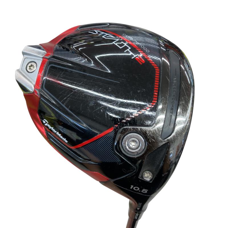 【中古】 テーラーメイド STEALTH2 10.5° ドライバー DR TENSEI RED TM50(STEALTH DR) (フレックスS) メンズ 男性用 右利き 右用 Cランク ゴルフクラブ
