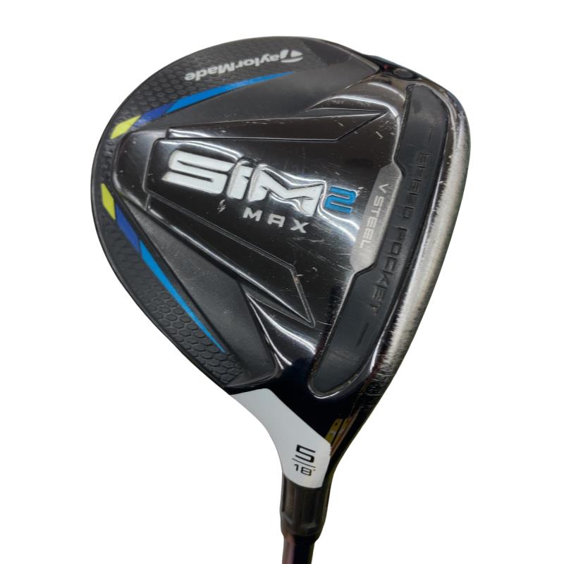 【中古】 テーラーメイド SIM2 MAX 5W フェアウェイウッド FW Diamana TB 60 (フレックスS) メンズ 男性用 右利き 右用 Cランク ゴルフクラブ