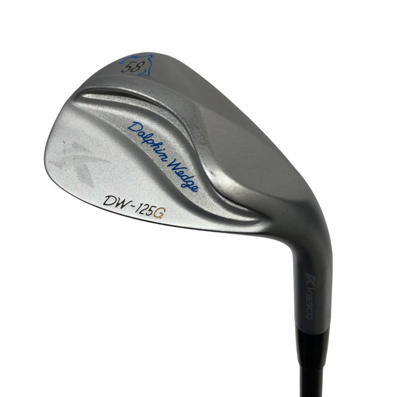 【中古】 キャスコ Dolphin Wedge DW-125G シルバー 58° ウェッジ WG Dolphin DP-231 (フレックスその他) メンズ 男性用 右利き 右用 Cランク ゴルフクラブ