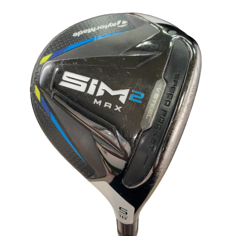 【中古】 テーラーメイド SIM2 MAX 5W フェアウェイウッド FW Tour AD HD-6 (フレックスS) メンズ 男性用 右利き 右用 Cランク ゴルフクラブ