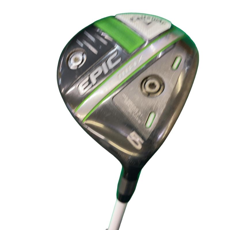 【中古】 キャロウェイ EPIC MAX 5W フェアウェイウッド FW 純正特注シャフト (フレックスS) メンズ 男性用 右利き 右用 Cランク ゴルフクラブ