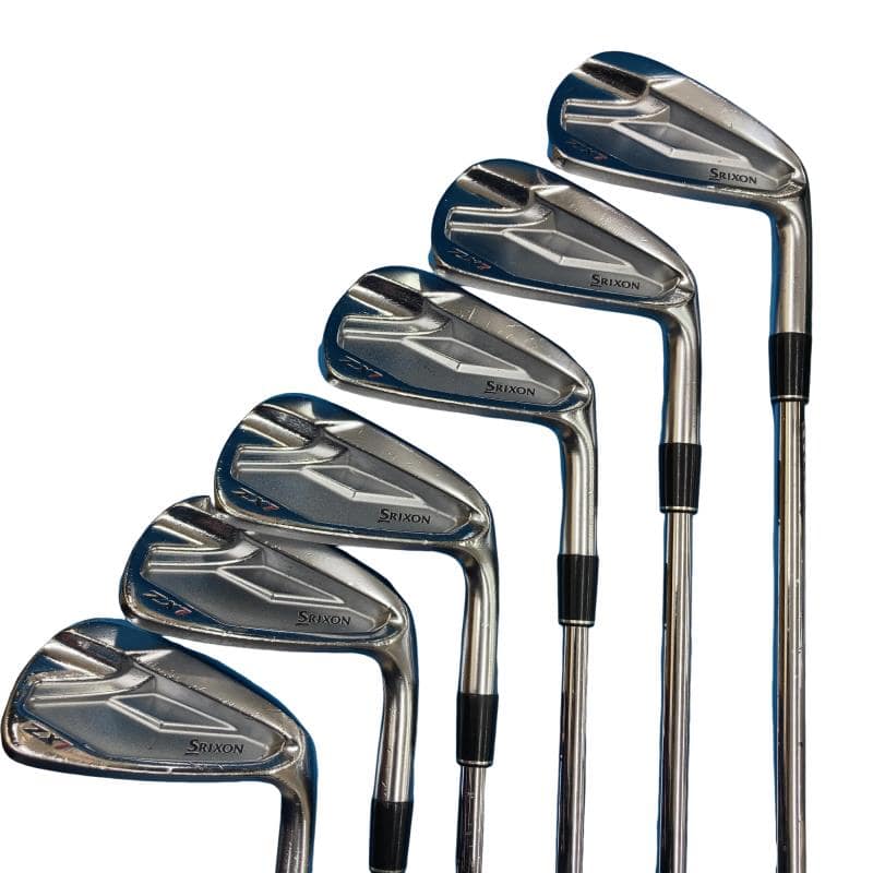 【中古】 ダンロップ SRIXON ZX7 6S アイアンセット IR 純正特注シャフト (フレックスX) メンズ 男性用 右利き 右用 Cランク ゴルフクラブ