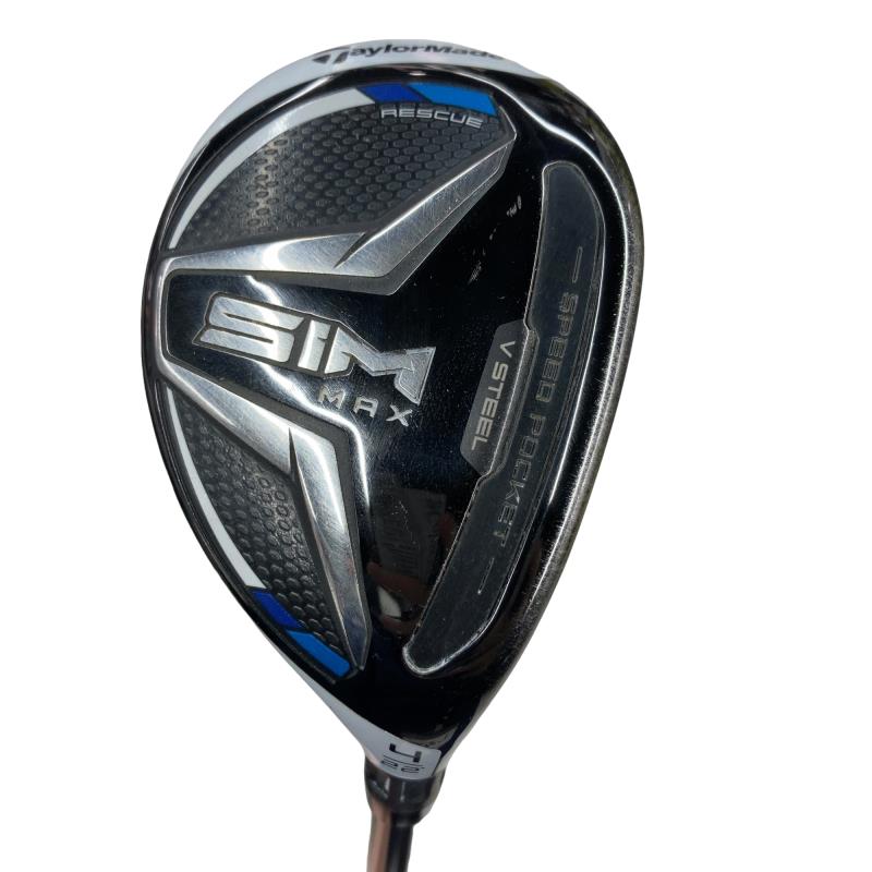【中古】 テーラーメイド SIM MAX U4 ユーティリティ UT TENSEI BLUE TM60(UT) (フレックスR) メンズ 男性用 右利き 右用 Cランク ゴルフクラブ