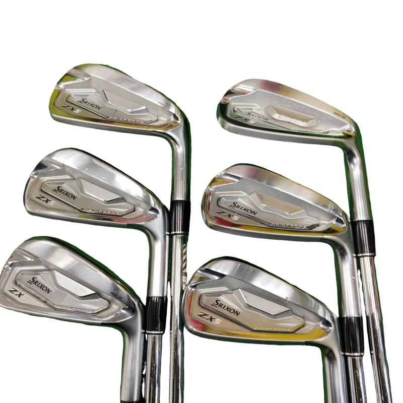 【中古】 ダンロップ SRIXON ZX5 Mk II 6S アイアンセット IR NS PRO 950GH neo DST (フレックスS) メンズ 男性用 右利き 右用 Cランク ゴルフクラブ