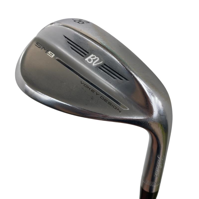 【中古】 タイトリスト VOKEY SPIN MILLED SM9 ツアークロム 58°/14°K ウェッジ WG Dynamic Gold (フレックスS) メンズ 男性用 右利き 右用 Dランク ゴルフクラブ