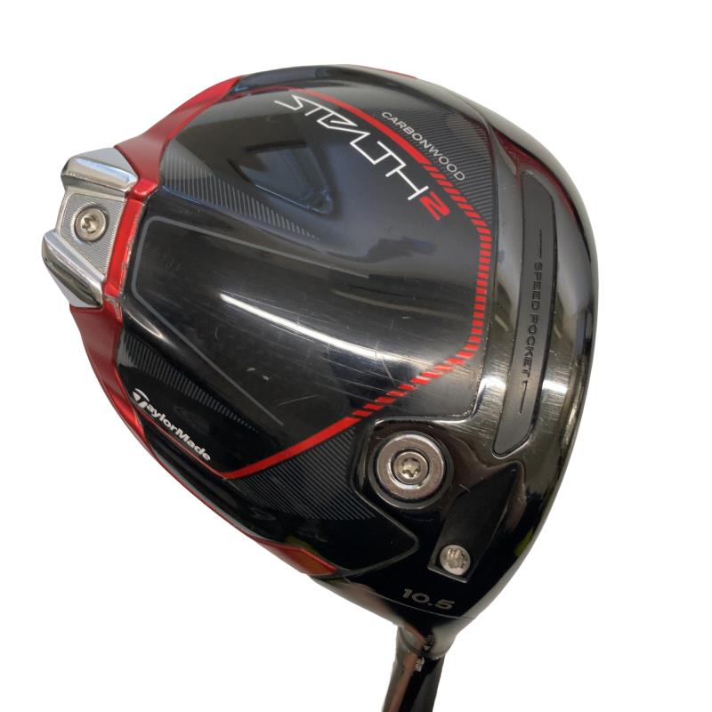 【中古】 テーラーメイド STEALTH2 10.5° ドライバー DR TENSEI RED TM50(STEALTH DR) (フレックスR) メンズ 男性用 右利き 右用 Dランク ゴルフクラブ