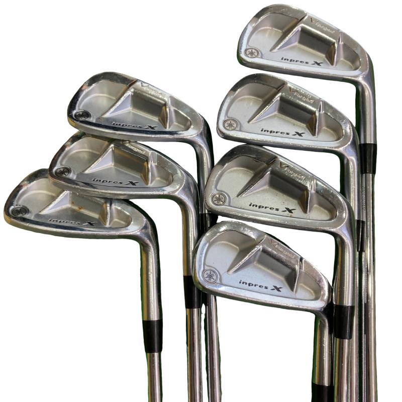 【中古】 ヤマハ inpres X V FORGED(2009) 8S アイアン書き割り IR NS PRO 950GH (フレックスS) メンズ 成人男性用 右利き 右用 C序列付ける ゴルフ野球クラブ
