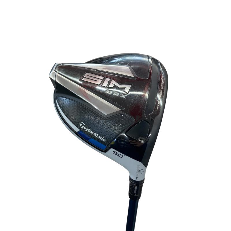 【中古】 テーラーメイド SIM MAX 9° ドライバー DR リシャフト (フレックスその他) メンズ 男性用 右利き 右用 Cランク ゴルフクラブ