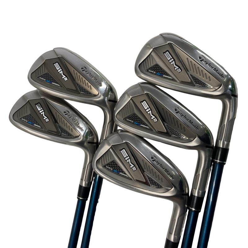 【中古】 仕立て屋御手伝いさん SIM2 MAX  5S アイアン仕掛ける IR TENSEI BLUE TM60(SIM2 IR) (フレックスR) メンズ 成人男性用 右利き 右用 C序列付ける ゴルフ野球クラブ
