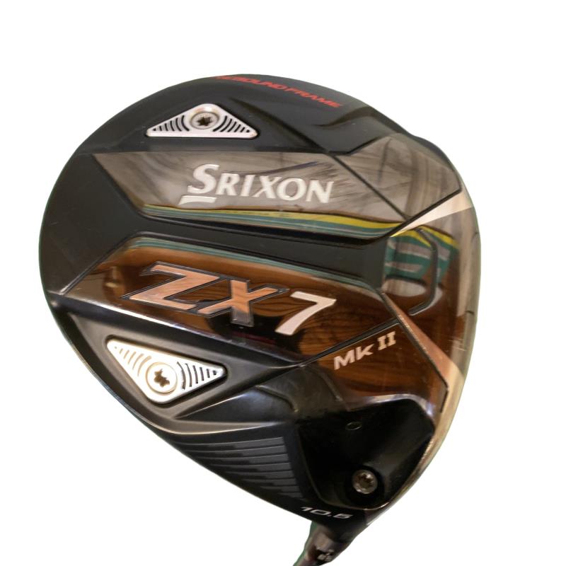 【中古】 ダンロップ SRIXON ZX7 Mk II 10.5° ドライバー DR 純正特注シャフト (フレックスS) メンズ 男性用 右利き 右用 Cランク ゴルフクラブ