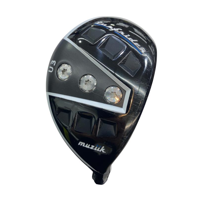 【中古】 muziik muziik TURFRIDER HYBRID U3 ありがた味 UT 純然たる特注矢がら (フレックスSR) メンズ 成人男性用 右利き 右用 C位置づける ゴルフ野球クラブ