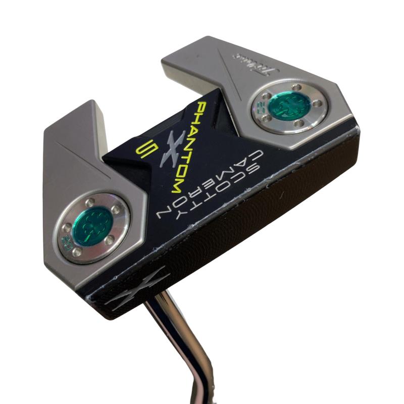 【中古】 タイトリスト SCOTTY CAMERON PHANTOM X 5 34in パター PT スチール写真 (フレックス余分の物) メンズ 成人男性用 右利き 右用 C位置づける ゴルフ野球クラブ