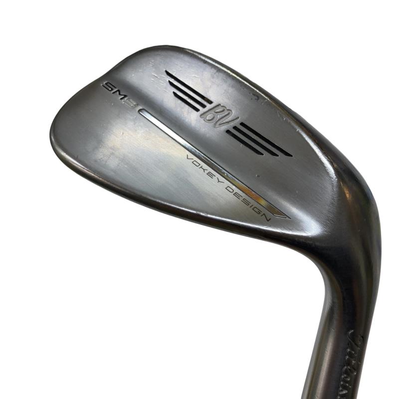 【中古】 タイトリスト VOKEY SPIN MILLED SM9 ツアークロム 52°/08°F ウェッジ WG 純正特注シャフト (フレックスS) メンズ 男性用 右利き 右用 Cランク ゴルフクラブ|ゴルフパートナー 中古クラブ店