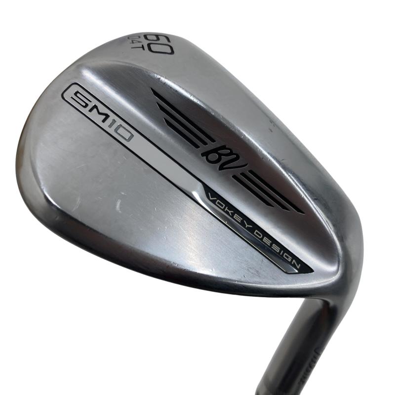 【中古】 タイトリスト VOKEY SPIN MILLED SM10 ツアークロム 60°/04°T ウェッジ WG Dynamic Gold (フレックスS) メンズ 男性用 右利き 右用 Cランク ゴルフクラブ