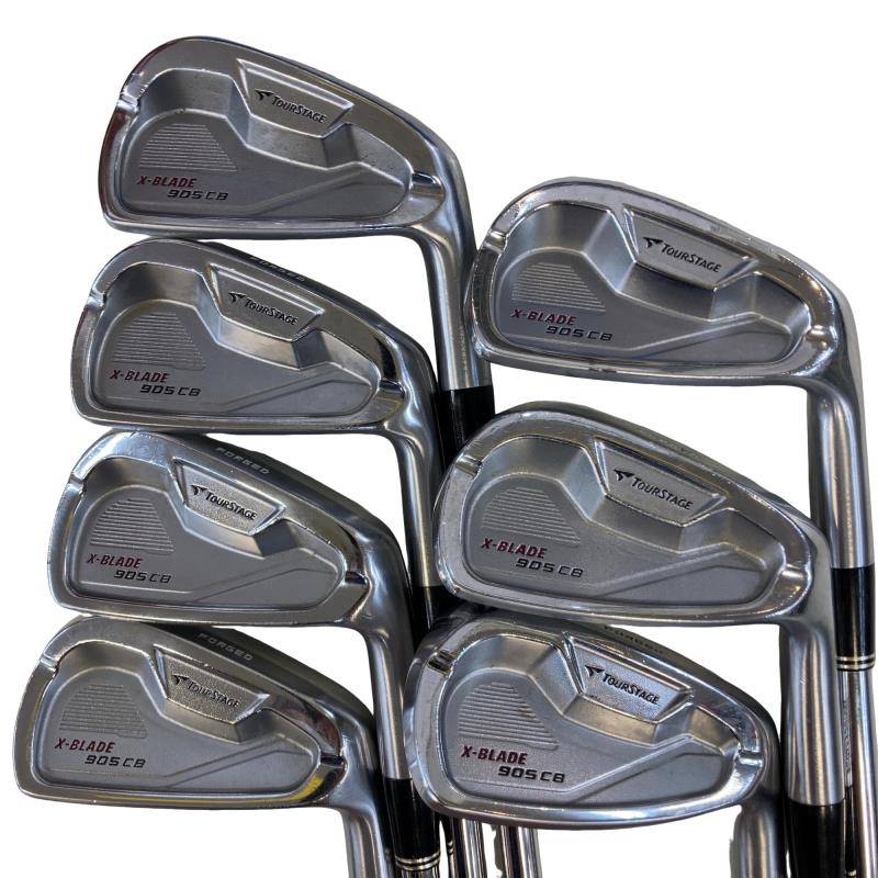 【中古】 ブリヂストン TOURSTAGE X-BLADE 905 CB 7S アイアンセット IR NS PRO 950GH ウェイトフロー (フレックスS) メンズ 男性用 右利き 右用 Cランク ゴルフクラブ