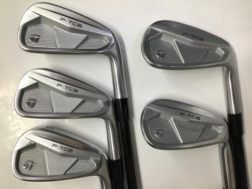 【中古】 テーラーメイド Taylor Made P・7CB(2024) 5S アイアンセット IR 純正特注シャフト (フレックスS) メンズ 男性用 右利き 右用 Cランク ゴルフクラブ