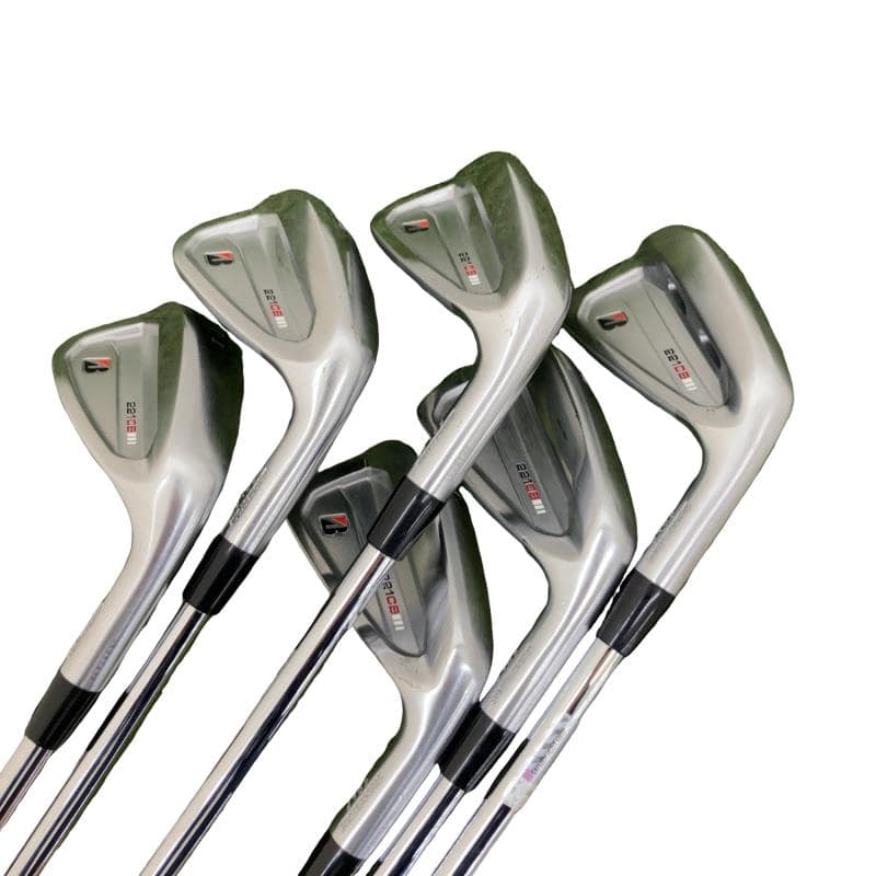 【中古】 ブリヂストン BRIDGESTONE 221CB 6S アイアンセット IR 純正特注シャフト (フレックスS) メンズ 男性用 右利き 右用 Cランク ゴルフクラブ