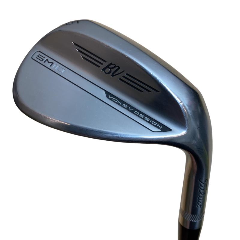 【中古】 タイトリスト VOKEY SPIN MILLED SM10 ツアークロム 56°/08°M ウェッジ WG 純正特注シャフト (フレックスS) メンズ 男性用 右利き 右用 Cランク ゴルフクラブ