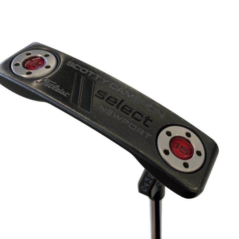 【中古】 タイトリスト SCOTTY CAMERON select NEWPORT 34in パター PT スチール写真 (フレックス余分の物) メンズ 成人男性用 右利き 右用 C価値づける ゴルフ野球クラブ