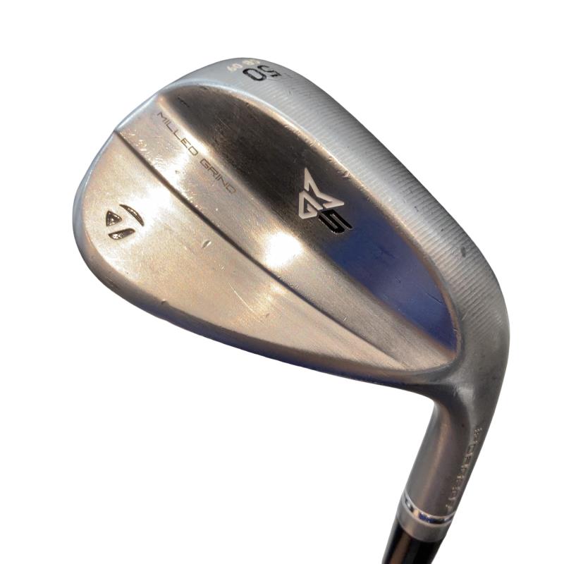 【中古】 仕立て屋お手伝いさん Taylor Made MILLED GRIND 5 50°/09°SB ウェッジ WG Dynamic Gold MID 115 (フレックスS) メンズ 成人男性用 右利き 右用 C位置づける ゴルフ野球クラブ