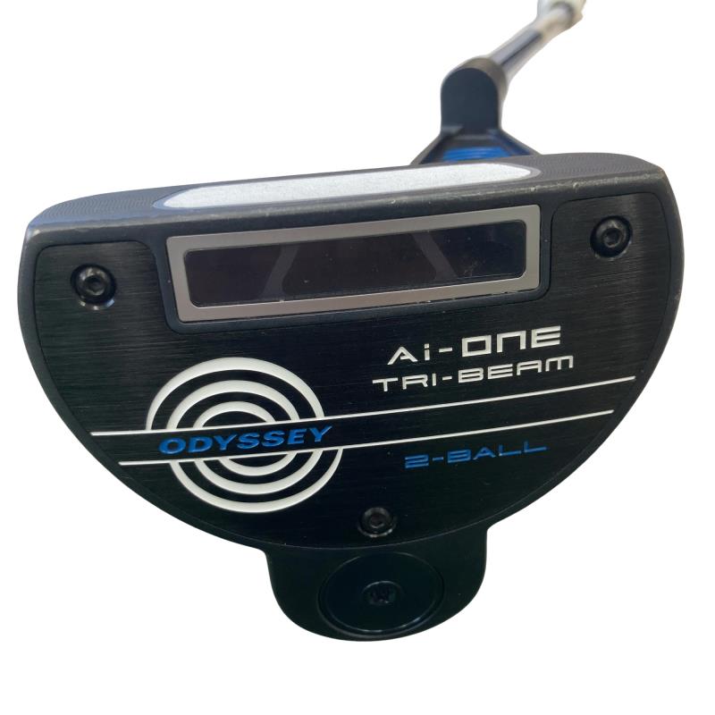 【中古】 オデッセイ Ai-ONE TRI-BEAM 2-BALL CH 34インチ パター PT STROKE LAB 90 スチール (フレックスその他) メンズ 男性用 右利き 右用 Cランク ゴルフクラブ