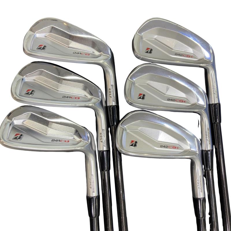 【中古】 ブリヂストン BRIDGESTONE 242CB+ 6S アイアン仕掛ける IR リシャフト (フレックス余分の物) メンズ 成人男性用 右利き 右用 C価値づける ゴルフ野球クラブ
